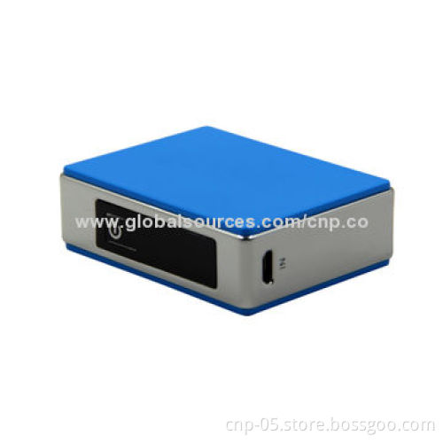 Power Banks with 5,200mAh Capacity, LCD Power Level Indicator(Blue Light), Fashion Design